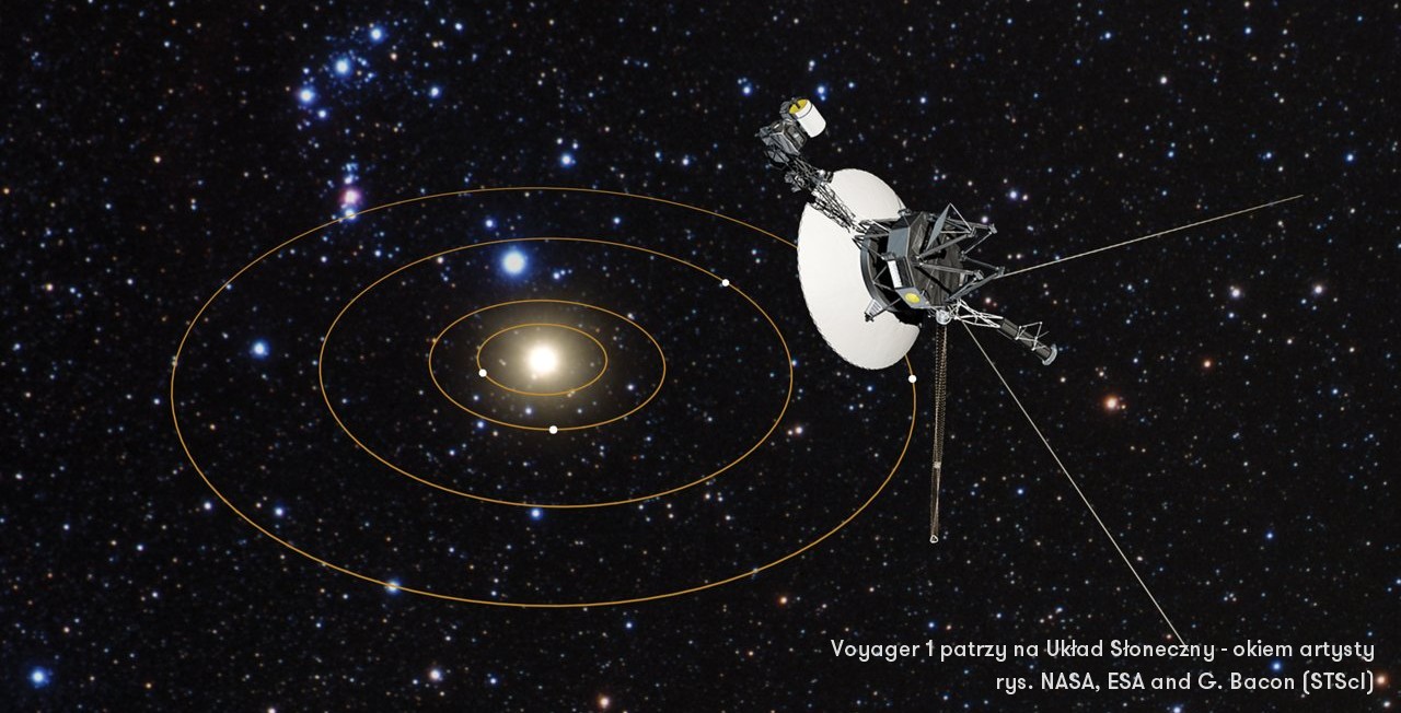 Wizja artystyczna sondy Voyager 1